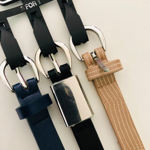 STEVE MADDEN Set of 3 Accessory Belts in Size Lg - Picture 1 of 2